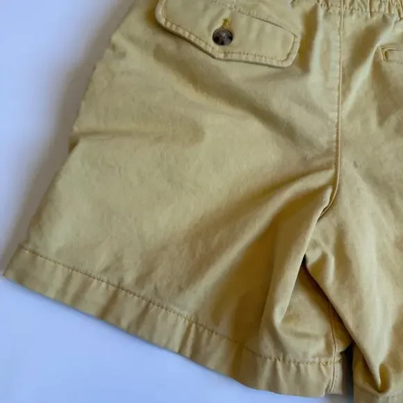 Polo Ralph Lauren Yellow Prepster Flex Abrasion Twill Shorts Boys 10 - Picture 10 of 11
